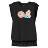 Women's Flowy Muscle Tee With Rolled Cuffs Thumbnail