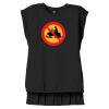 Women's Flowy Muscle Tee With Rolled Cuffs Thumbnail