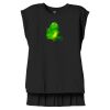 Women's Flowy Muscle Tee With Rolled Cuffs Thumbnail