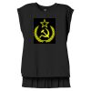 Women's Flowy Muscle Tee With Rolled Cuffs Thumbnail