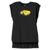 Women's Flowy Muscle Tee With Rolled Cuffs Thumbnail