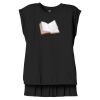 Women's Flowy Muscle Tee With Rolled Cuffs Thumbnail