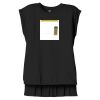 Women's Flowy Muscle Tee With Rolled Cuffs Thumbnail