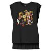 Women's Flowy Muscle Tee With Rolled Cuffs Thumbnail