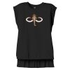 Women's Flowy Muscle Tee With Rolled Cuffs Thumbnail