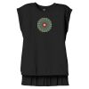 Women's Flowy Muscle Tee With Rolled Cuffs Thumbnail