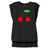Women's Flowy Muscle Tee With Rolled Cuffs Thumbnail