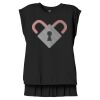 Women's Flowy Muscle Tee With Rolled Cuffs Thumbnail