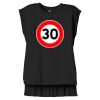 Women's Flowy Muscle Tee With Rolled Cuffs Thumbnail
