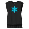 Women's Flowy Muscle Tee With Rolled Cuffs Thumbnail