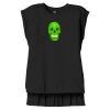 Women's Flowy Muscle Tee With Rolled Cuffs Thumbnail