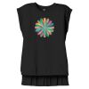 Women's Flowy Muscle Tee With Rolled Cuffs Thumbnail