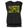 Women's Flowy Muscle Tee With Rolled Cuffs Thumbnail