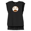 Women's Flowy Muscle Tee With Rolled Cuffs Thumbnail