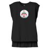Women's Flowy Muscle Tee With Rolled Cuffs Thumbnail