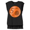 Women's Flowy Muscle Tee With Rolled Cuffs Thumbnail