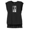 Women's Flowy Muscle Tee With Rolled Cuffs Thumbnail
