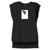 Women's Flowy Muscle Tee With Rolled Cuffs Thumbnail