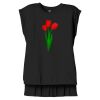Women's Flowy Muscle Tee With Rolled Cuffs Thumbnail
