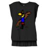 Women's Flowy Muscle Tee With Rolled Cuffs Thumbnail