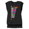 Women's Flowy Muscle Tee With Rolled Cuffs Thumbnail