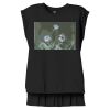 Women's Flowy Muscle Tee With Rolled Cuffs Thumbnail