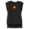Women's Flowy Muscle Tee With Rolled Cuffs Thumbnail