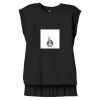 Women's Flowy Muscle Tee With Rolled Cuffs Thumbnail