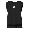 Women's Flowy Muscle Tee With Rolled Cuffs Thumbnail