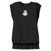 Women's Flowy Muscle Tee With Rolled Cuffs Thumbnail
