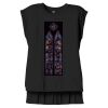 Women's Flowy Muscle Tee With Rolled Cuffs Thumbnail