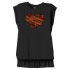 Women's Flowy Muscle Tee With Rolled Cuffs Thumbnail