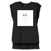 Women's Flowy Muscle Tee With Rolled Cuffs Thumbnail