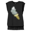 Women's Flowy Muscle Tee With Rolled Cuffs Thumbnail