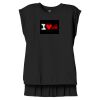 Women's Flowy Muscle Tee With Rolled Cuffs Thumbnail