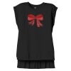 Women's Flowy Muscle Tee With Rolled Cuffs Thumbnail