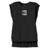 Women's Flowy Muscle Tee With Rolled Cuffs Thumbnail