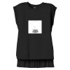 Women's Flowy Muscle Tee With Rolled Cuffs Thumbnail