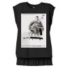 Women's Flowy Muscle Tee With Rolled Cuffs Thumbnail