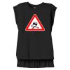 Women's Flowy Muscle Tee With Rolled Cuffs Thumbnail