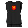 Women's Flowy Muscle Tee With Rolled Cuffs Thumbnail
