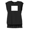 Women's Flowy Muscle Tee With Rolled Cuffs Thumbnail
