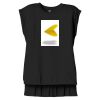 Women's Flowy Muscle Tee With Rolled Cuffs Thumbnail