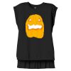 Women's Flowy Muscle Tee With Rolled Cuffs Thumbnail