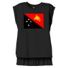 Women's Flowy Muscle Tee With Rolled Cuffs Thumbnail