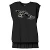 Women's Flowy Muscle Tee With Rolled Cuffs Thumbnail