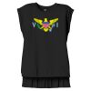 Women's Flowy Muscle Tee With Rolled Cuffs Thumbnail