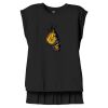 Women's Flowy Muscle Tee With Rolled Cuffs Thumbnail