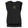 Women's Flowy Muscle Tee With Rolled Cuffs Thumbnail