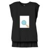 Women's Flowy Muscle Tee With Rolled Cuffs Thumbnail